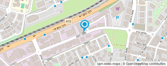 מפת הגעה אל סוכנות פג'ו סיטרואן רחובות