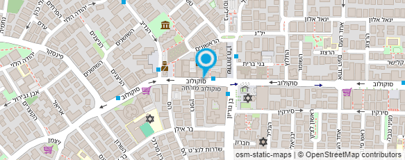 מפת הגעה אל ג'נסיס אופנת מעצבים