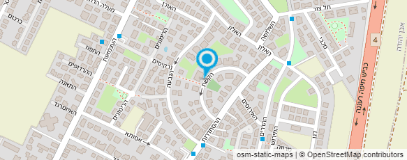 מפת הגעה אל גן פעוטון "קשת בענן"