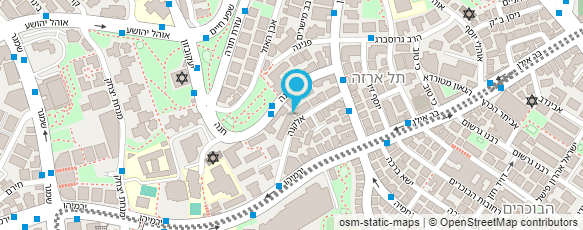 מפת הגעה אל רבינוביץ הרב נחום