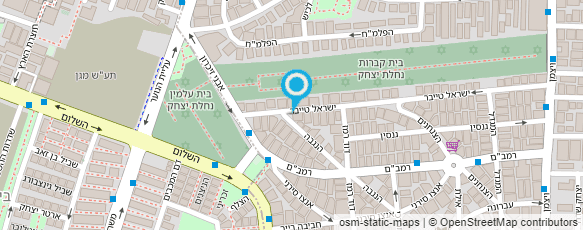 מפת הגעה אל האגודה למלחמה בסרטן