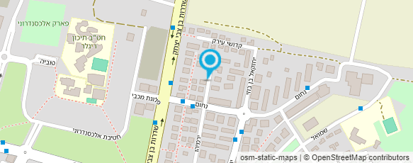 מפת הגעה אל גינות אביב