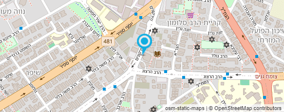 מפת הגעה אל ראובני שחר