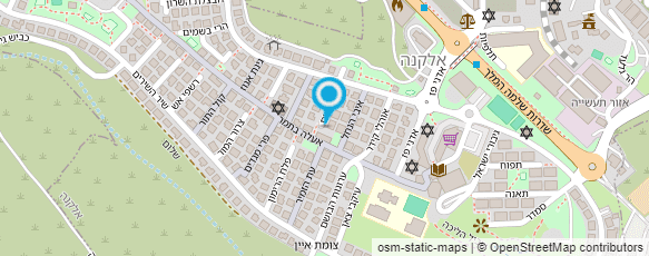 מפת הגעה אל טניה רבינוביץ