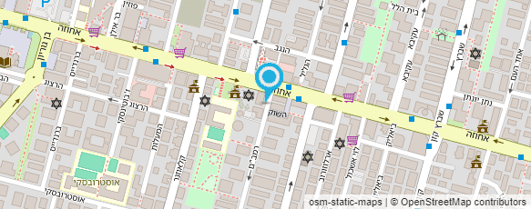 מפת הגעה אל מרכז הבשר - עזרזר