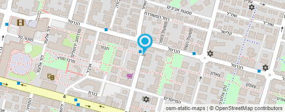 מפת הגעה אל מרכז הפירות והירקות