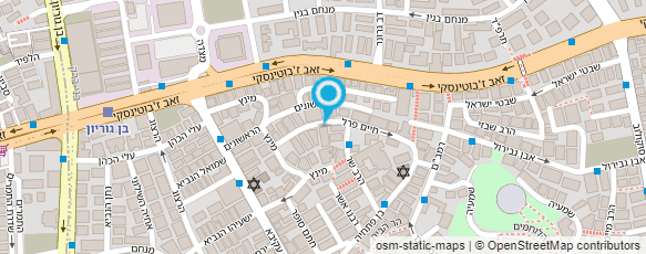 מפת הגעה אל ישיבה לצעירים גבעת רוקח