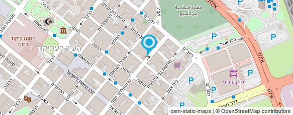 מפת הגעה אל המחלקה לשירותי רווחה