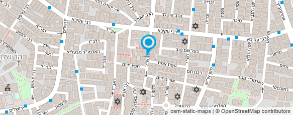 מפת הגעה אל "יד סופר" ערלוי