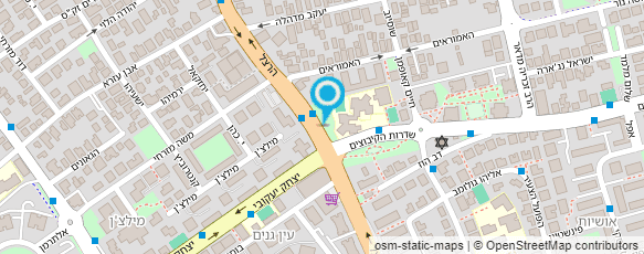 מפת הגעה אל עו"ד רוזנבלט עמיר