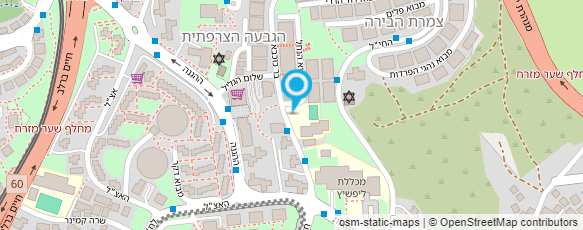 מפת הגעה אל מ"מ ע"ש י. קורצ'אק