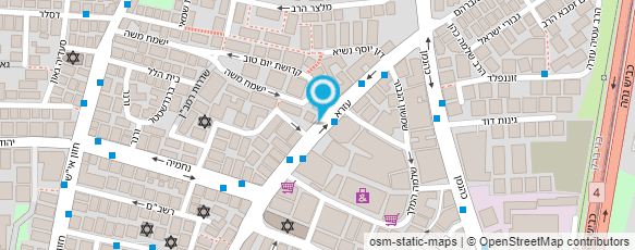 מפת הגעה אל גני הדקל