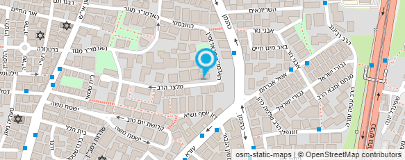 מפת הגעה אל ברנדר הרב דוד הכהן