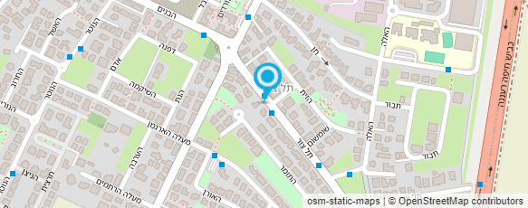 מפת הגעה אל גן דפנה