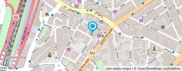 מפת הגעה אל עו"ד זילברברג-רייסנר