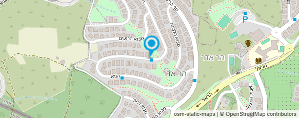 מפת הגעה אל נוף ירוק