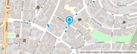 מפת הגעה אל רחל כץ - ציירת ומורה