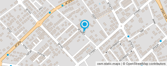 מפת הגעה אל אריאל עיצוב