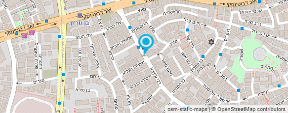 מפת הגעה אל בית המדרש אוהב ישראל אפטא