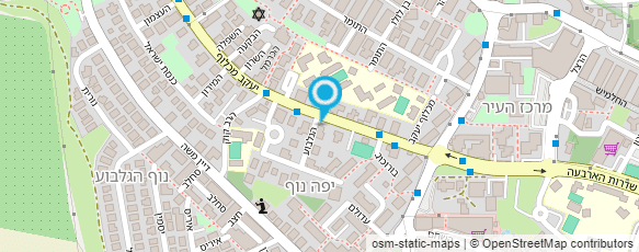 מפת הגעה אל ניילס- המכון של מירב