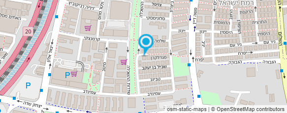 מפת הגעה אל גן תאנה