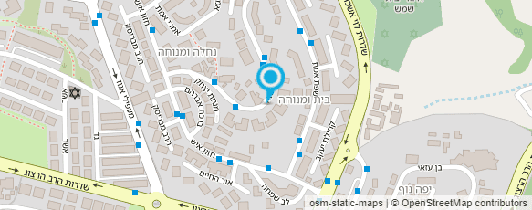 מפת הגעה אל שכטר מאיר