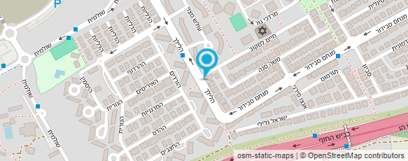 מפת הגעה אל פרופ' סהר גדעון