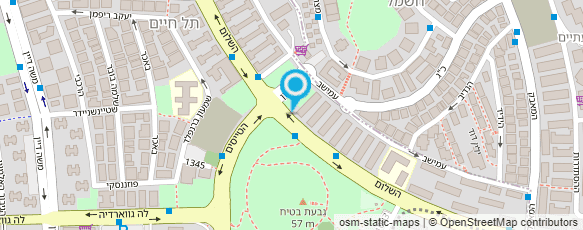 מפת הגעה אל מעבדת שיניים שמעוני