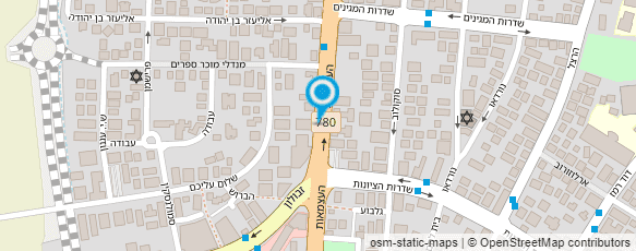 מפת הגעה אל גרינברג שלמה