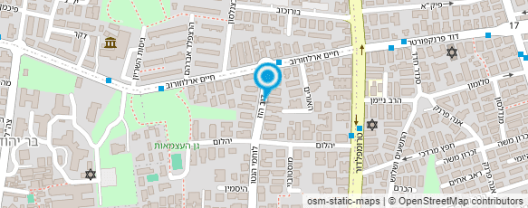 מפת הגעה אל חיים לייכטמן