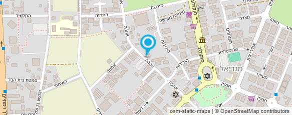 מפת הגעה אל מיכל ויגאל עיצוב שיער