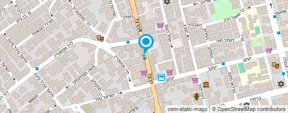 מפת הגעה אל בי"ס לאופנה סטודיו בי