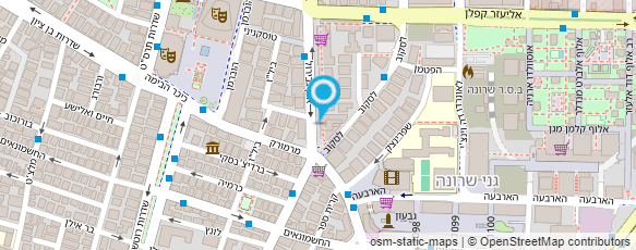 מפת הגעה אל פרחים ובלונים מפת הגעה אל פרחים ובלונים