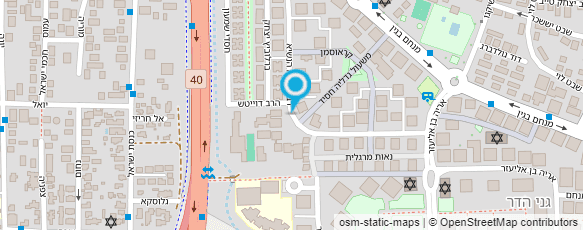 מפת הגעה אל גן ענת (בנות)