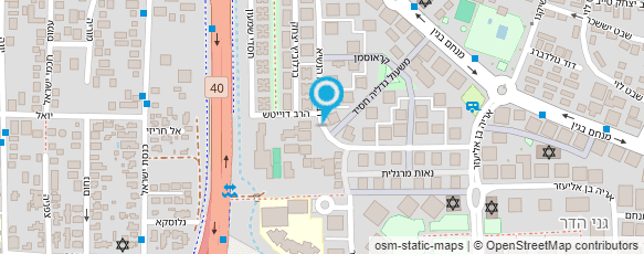 מפת הגעה אל גן אילנה (בנים)