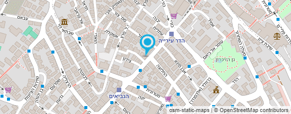 מפת הגעה אל או.טי.אס אלקטריק י. גרובשטיין
