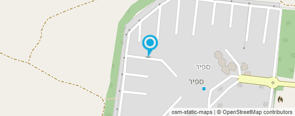 מפת הגעה אל פנסיון לכלבים - בספיר בערבה