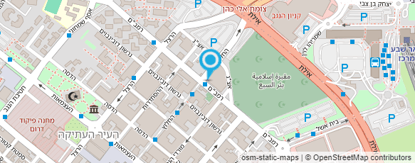 מפת הגעה אל טנא; אזולאי; בן דוד-משרד עו"ד