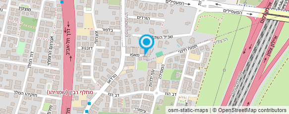 מפת הגעה אל גן רותם