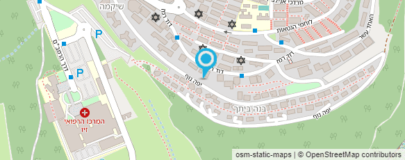 מפת הגעה אל נווה הדסה מדרשה לבנות