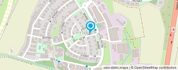 מפת הגעה אל טבע גן