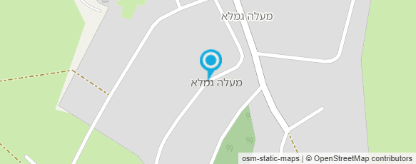 מפת הגעה אל בקתה ברמה -בן דוד
