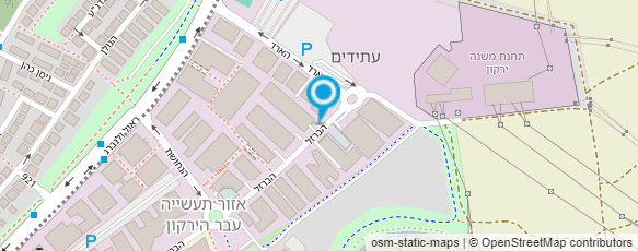 מפת הגעה אל מ.מ.פ.ש. המחלקה המרכזית לפרסום ושיווק בע"מ