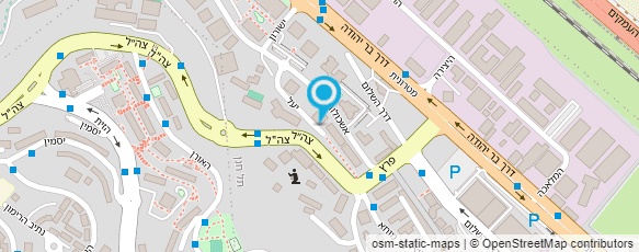 מפת הגעה אל מרכז וטרינרי נשר