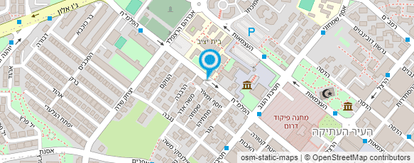 מפת הגעה אל המכללה למינהל