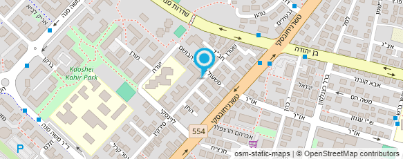 מפת הגעה אל ד"ר גובר אלכסנדר