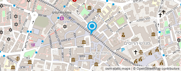 מפת הגעה אל קיוסק איצ'ר