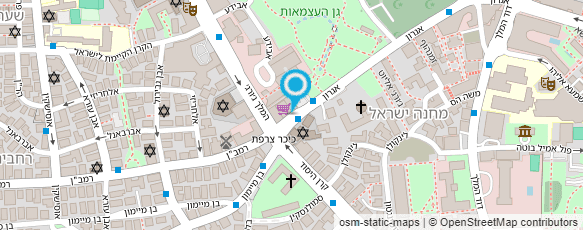 מפת הגעה אל מבט לתקשורת פלסטינית