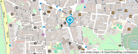 מפת הגעה אל המכון לחקר התקשורת המזרח תיכונית - ממרי