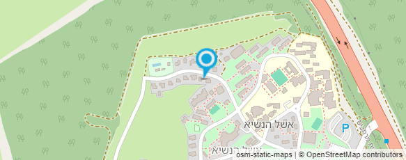 מפת הגעה אל כפר הנוער אשל הנשיא